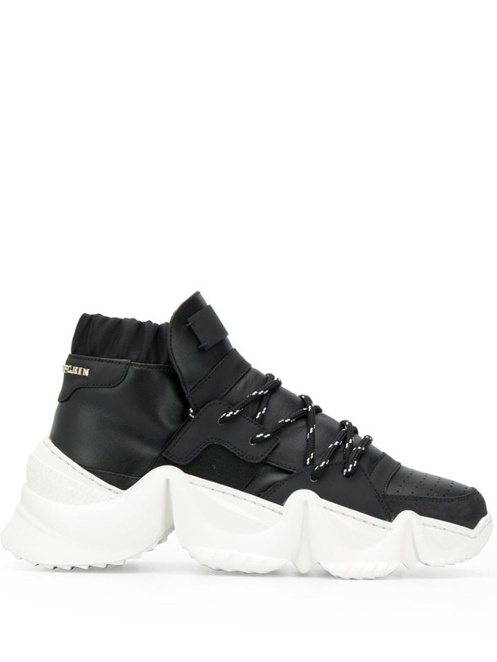 Philipp Plein Monster Hi-top Sneakers - Black
