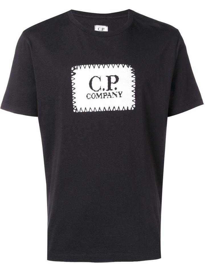 Cp Company Front Logo T-shirt - Black