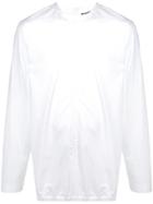 Jil Sander Round Neck Shirt - White
