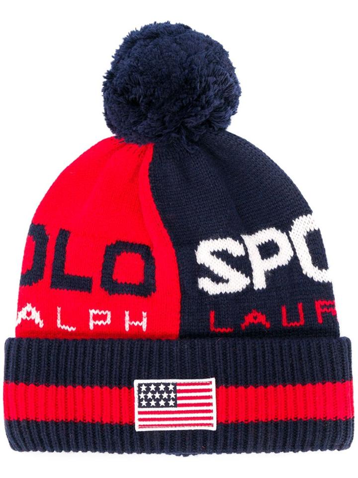 Ralph Lauren Logo Embroidered Beanie Hat
