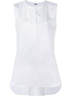 Adam Lippes Sleeveless Blouse, Women's, Size: 8, White, Cotton