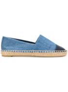 Tory Burch Denim Espadrilles - Blue
