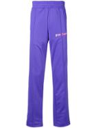 Palm Angels Striped Track Trousers - Pink & Purple