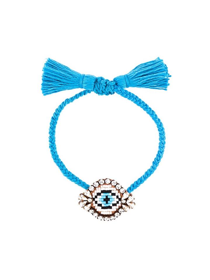 Shourouk 'eye' Beaded Bracelet, Women's, Blue
