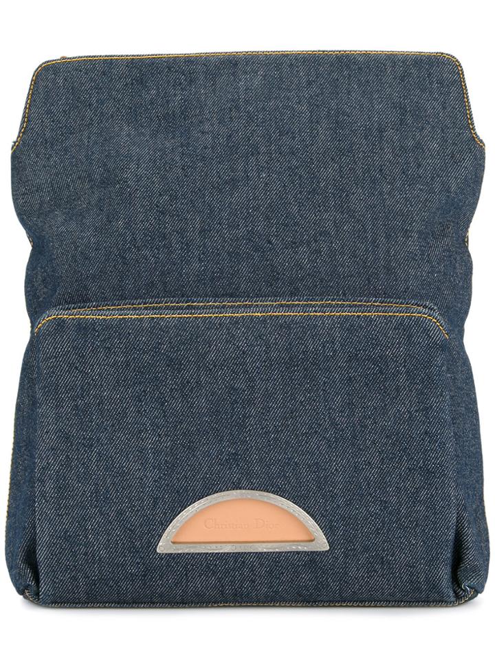 Christian Dior Vintage Vintage Backpack - Blue