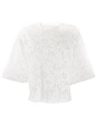 Jonathan Simkhai Corded Lace T-shirt - White