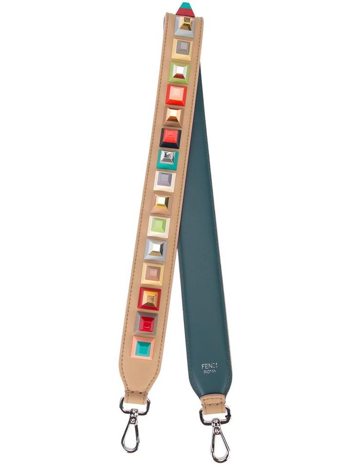Fendi - 'strap You' Strap - Women - Leather - One Size, Nude/neutrals, Leather