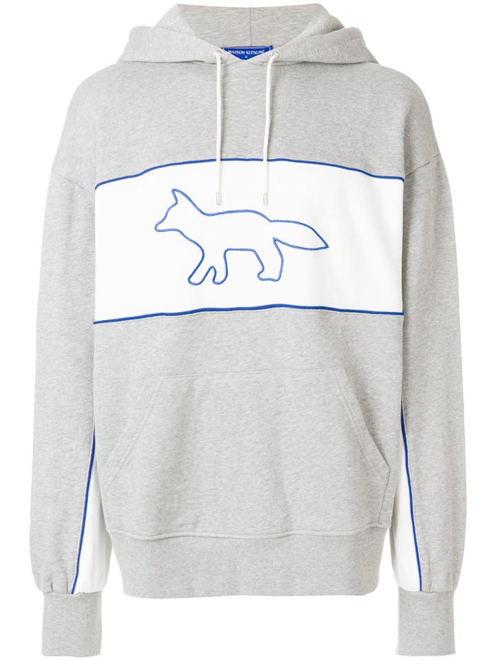 Maison Kitsuné X Ader Error Logo Sweatshirt - Grey