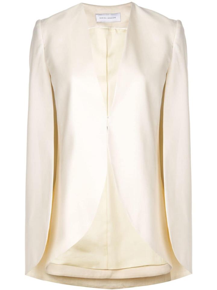 Marina Moscone Half-moon Jacket - White