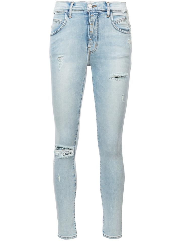 Adaptation Distressed Skinny Jeans - Blue