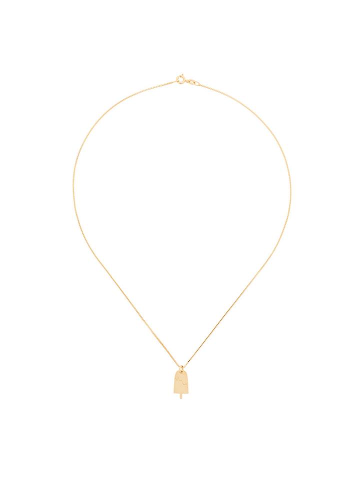 Malaika Raiss Lollipop Pendant Necklace - Metallic
