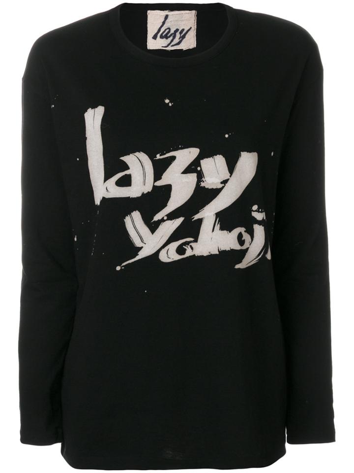 Yohji Yamamoto Lazy Yohji Sweatshirt - Black
