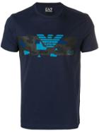 Ea7 Emporio Armani Printed T-shirt - Blue