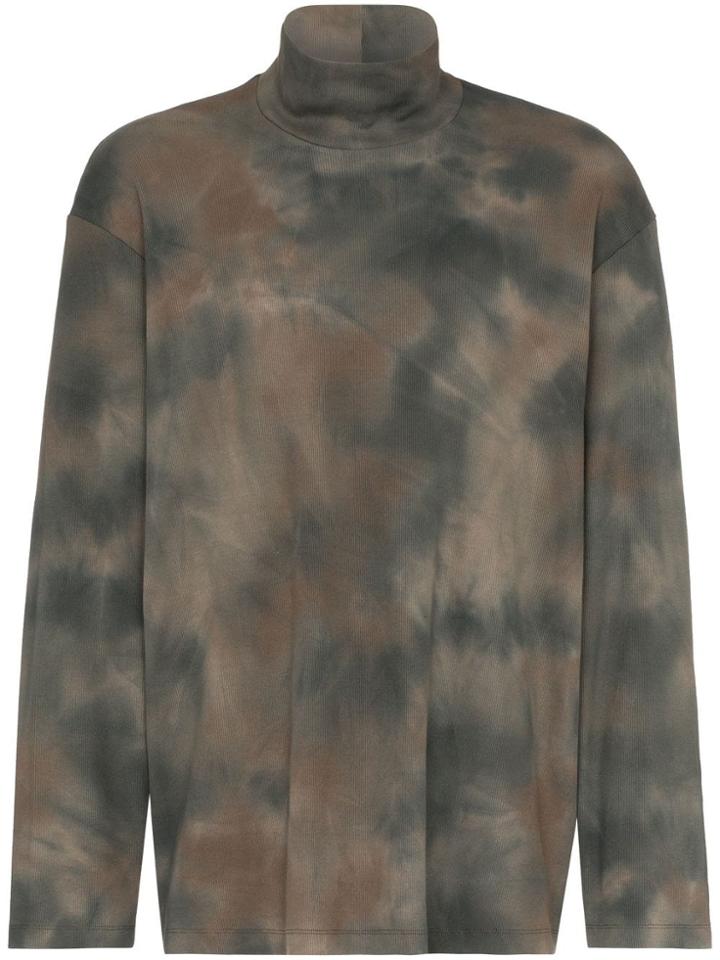 Our Legacy Tie-dye Print Jumper - Green