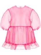 Sandy Liang Bader Transparent Dress - Pink