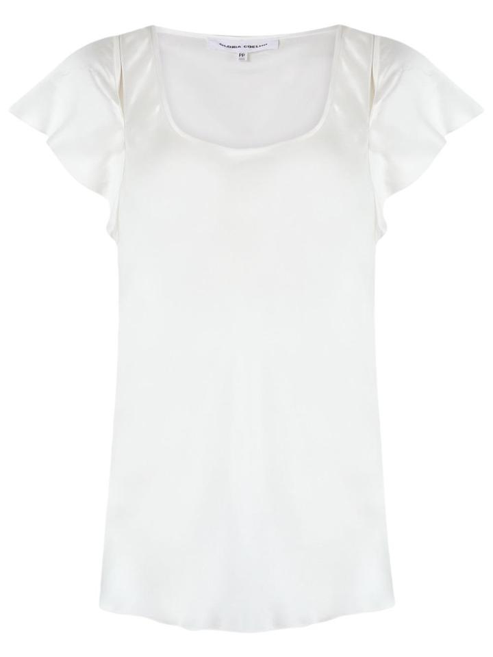Gloria Coelho Panelled Blouse - White