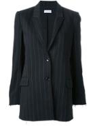 Scanlan Theodore Pinstripe Tailored Blazer, Women's, Size: 10, Grey, Viscose