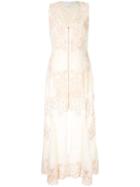 Alice Mccall 'love Take Over' Midi Dress - Neutrals