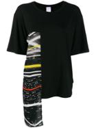 Ultràchic Asymmetric Graphic T-shirt - Black