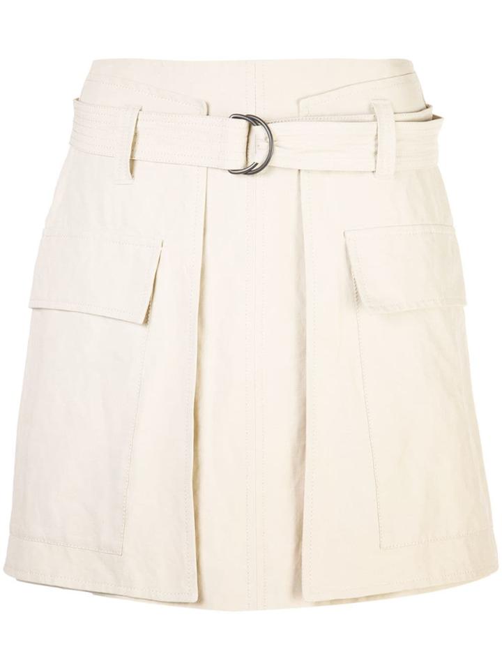 Brunello Cucinelli Straight Fit Mini Skirt - Brown