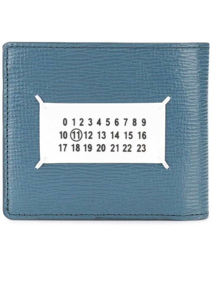 Maison Margiela Branded Wallet - Blue