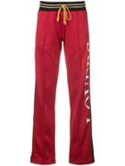 Amiri Embellished Side Stripe Track Pants - Red