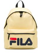 Fila Contrast Logo Backpack - Yellow