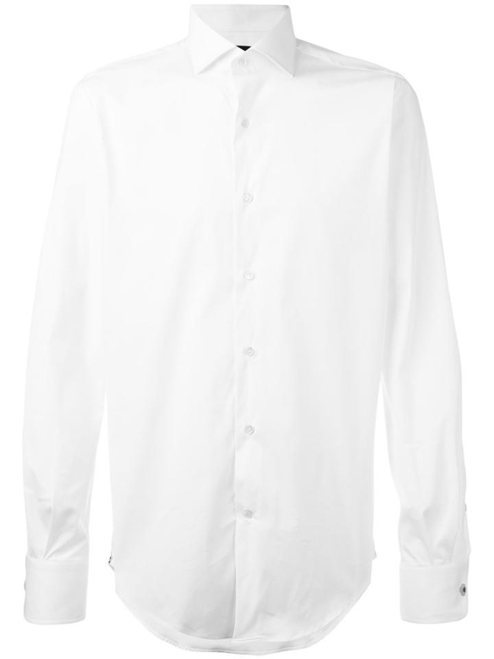 Lardini - Button-up Shirt - Men - Cotton/nylon/spandex/elastane - 42, White, Cotton/nylon/spandex/elastane