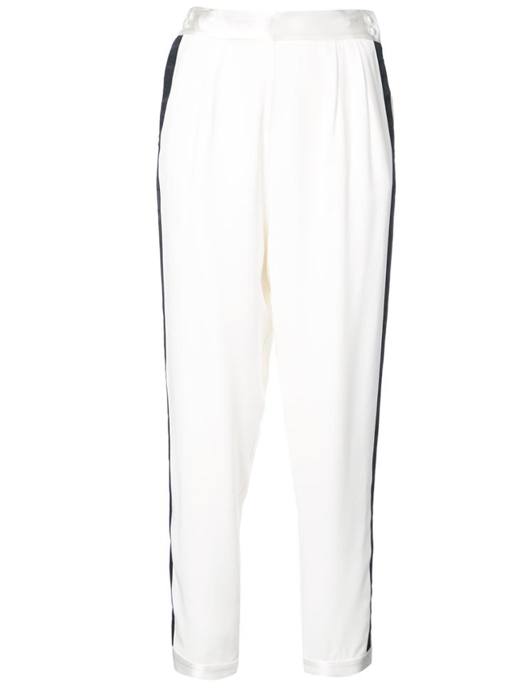 Fleur Du Mal Tuxedo Trousers - White