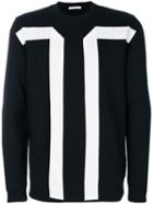 Givenchy - Contrast Panel Sweatshirt - Men - Cotton/viscose - L, Black, Cotton/viscose