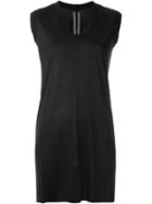 Rick Owens Sleeveless Elongated Top, Women's, Size: 40, Black, Silk