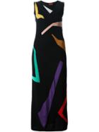 Missoni Long Knitted Colour Block Dress