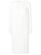 Nina Ricci Pleated Midi Dress - White