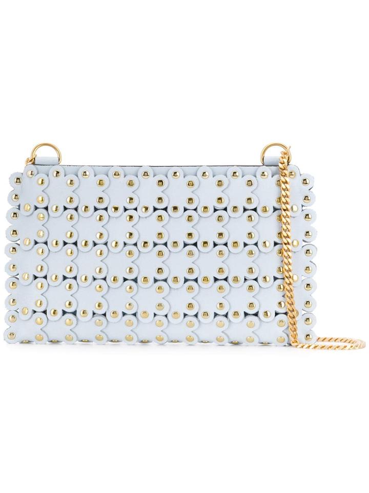 Red Valentino Red (v) Flower Puzzle Crossbody Bag - Blue