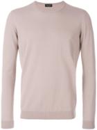 Roberto Collina Classic Fitted Sweater - Nude & Neutrals