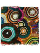 Faliero Sarti Basket Print Scarf, Adult Unisex, Silk/modal/cotton/cashmere