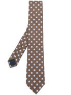 Corneliani Polka Dot Tie - Brown
