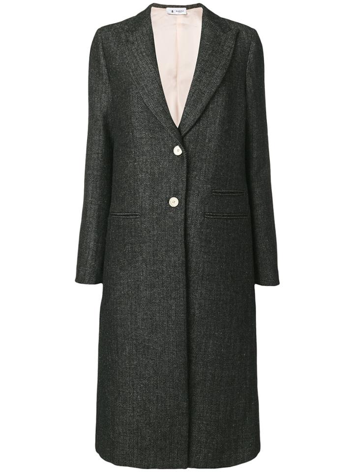 Barena Single Breasted Coat - Grey