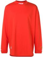 Heron Preston Oversized Funnel Neck Sweatshirt - Red