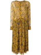 'baphir' Dress, Women's, Size: 38, Yellow/orange, Silk/viscose, Isabel Marant Étoile