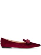 Jimmy Choo Gala Snakeskin-effect Ballerinas - Red