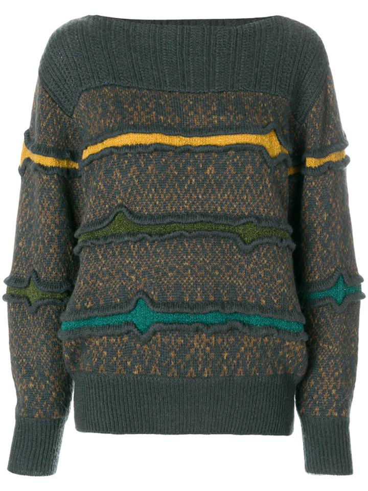 Issey Miyake Vintage Knitted Sweater - Multicolour