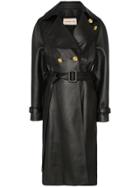 Alexandre Vauthier Double-breasted Trench Coat - Black