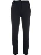 Pinko Cropped Cigarette Trousers - Blue