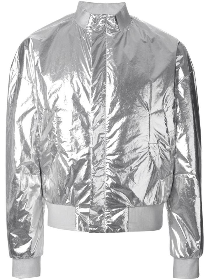 Juun.j High Shine Bomber Jacket