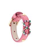 Dolce & Gabbana Dg Crystal Detail Bracelet - Pink & Purple