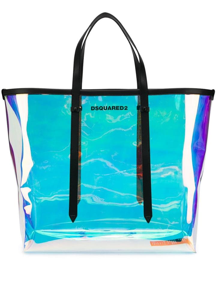 Dsquared2 Iridescent Tote Bag - Purple