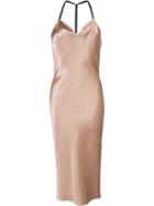 Fleur Du Mal - Cowl Neck Slip - Women - Silk - S, Women's, Brown, Silk
