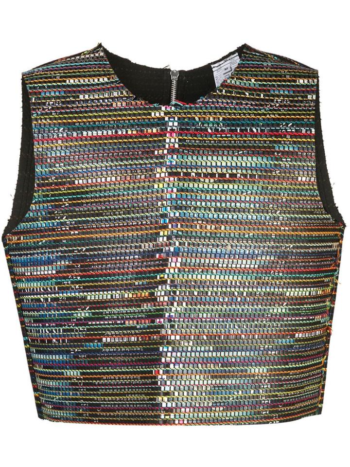 Bethany Williams Woven Sleeveless Vest - Black