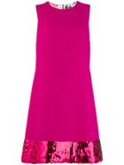 Dolce & Gabbana Sequined Hem Dress - Pink & Purple